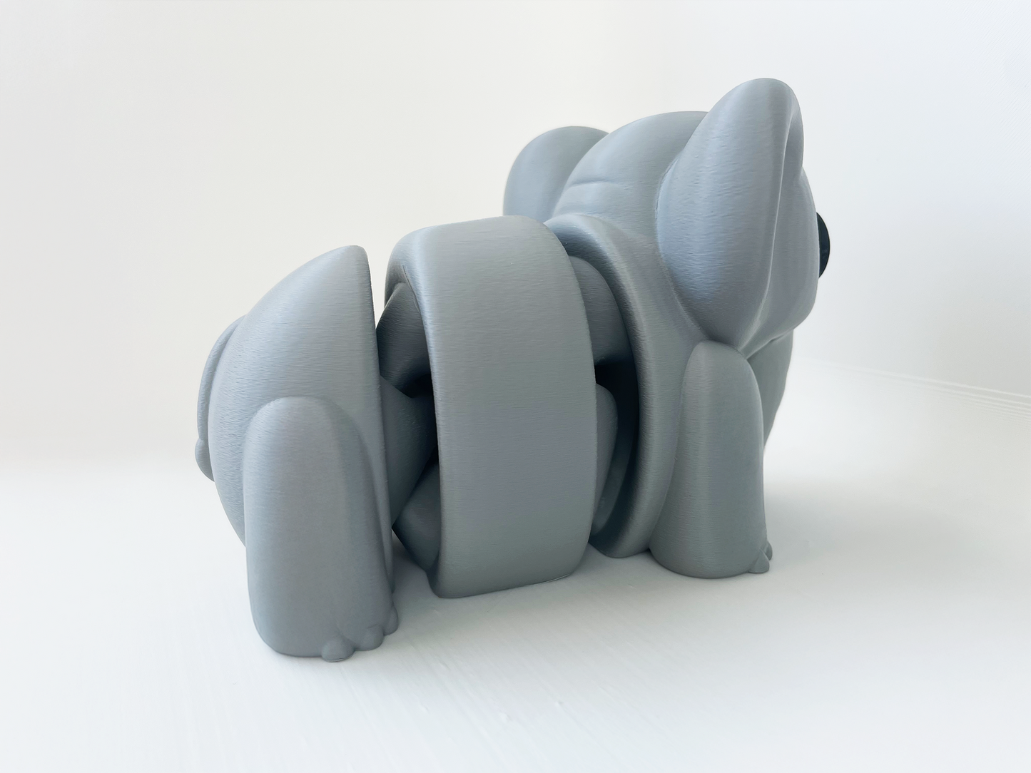 Benny's Chunky Elephant Fidget Toy- - High-Quality 3D Printed Articulated Elephant Buddy for Tabletop Tactile Play & Stress Relief