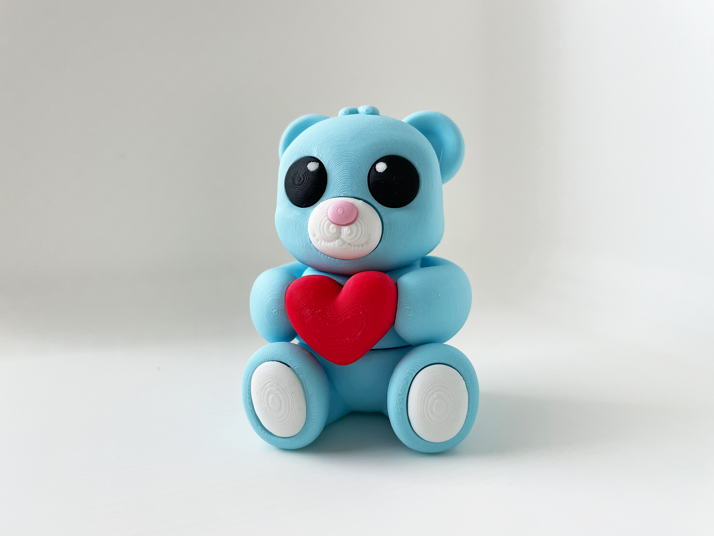 Baby Love Bears Fidget Toys for Couples Gift (Set of 2)- - High-Quality 3D Printed Articulated Bears for Tabletop Tactile Play & Stress Relief