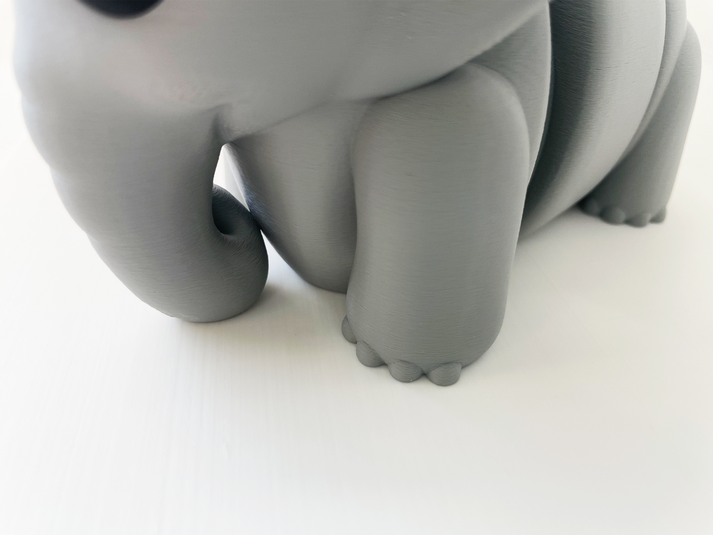 Benny's Chunky Elephant Fidget Toy- - High-Quality 3D Printed Articulated Elephant Buddy for Tabletop Tactile Play & Stress Relief