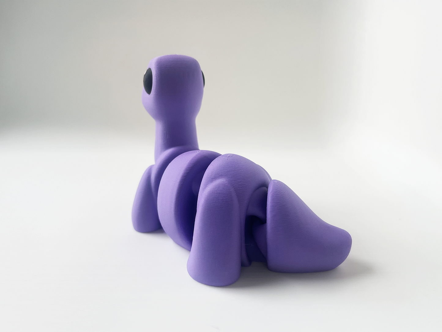 ZOU's Baby Purple Brontosaurus Fidget Toy - High-Quality 3D Printed Articulated Brontosaurus Dinosaur for Indoor & Outdoor Stress Relief Play (Copy)