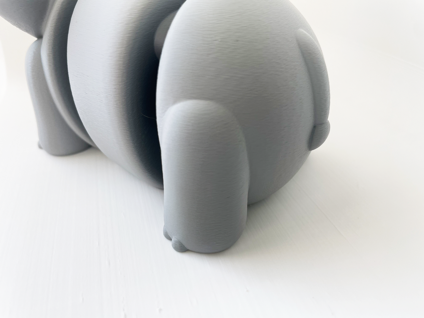 Benny's Chunky Elephant Fidget Toy- - High-Quality 3D Printed Articulated Elephant Buddy for Tabletop Tactile Play & Stress Relief
