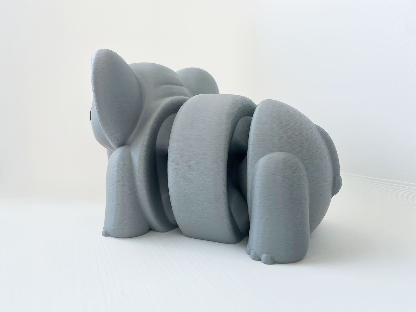 Benny's Chunky Elephant Fidget Toy- - High-Quality 3D Printed Articulated Elephant Buddy for Tabletop Tactile Play & Stress Relief