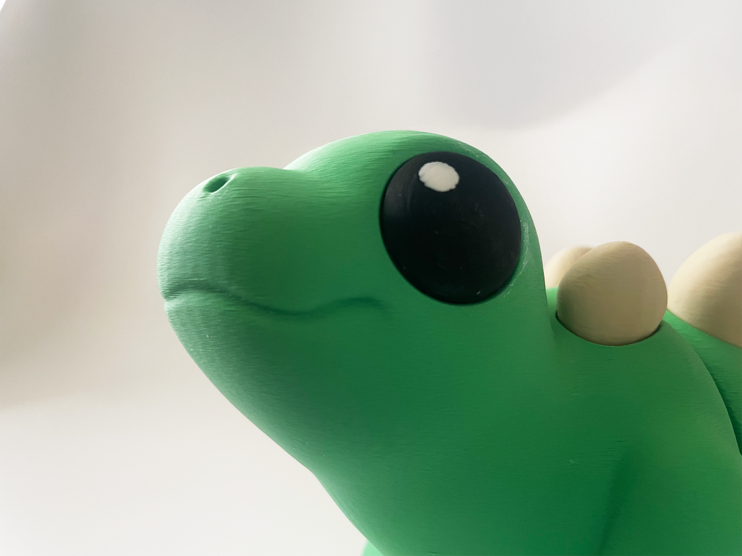 ZOU's BIG Green Stegosaurus Dino Fidget Toy - High-Quality 3D Printed Articulated Dinosaur for Indoor & Outdoor & Stress Relief Play