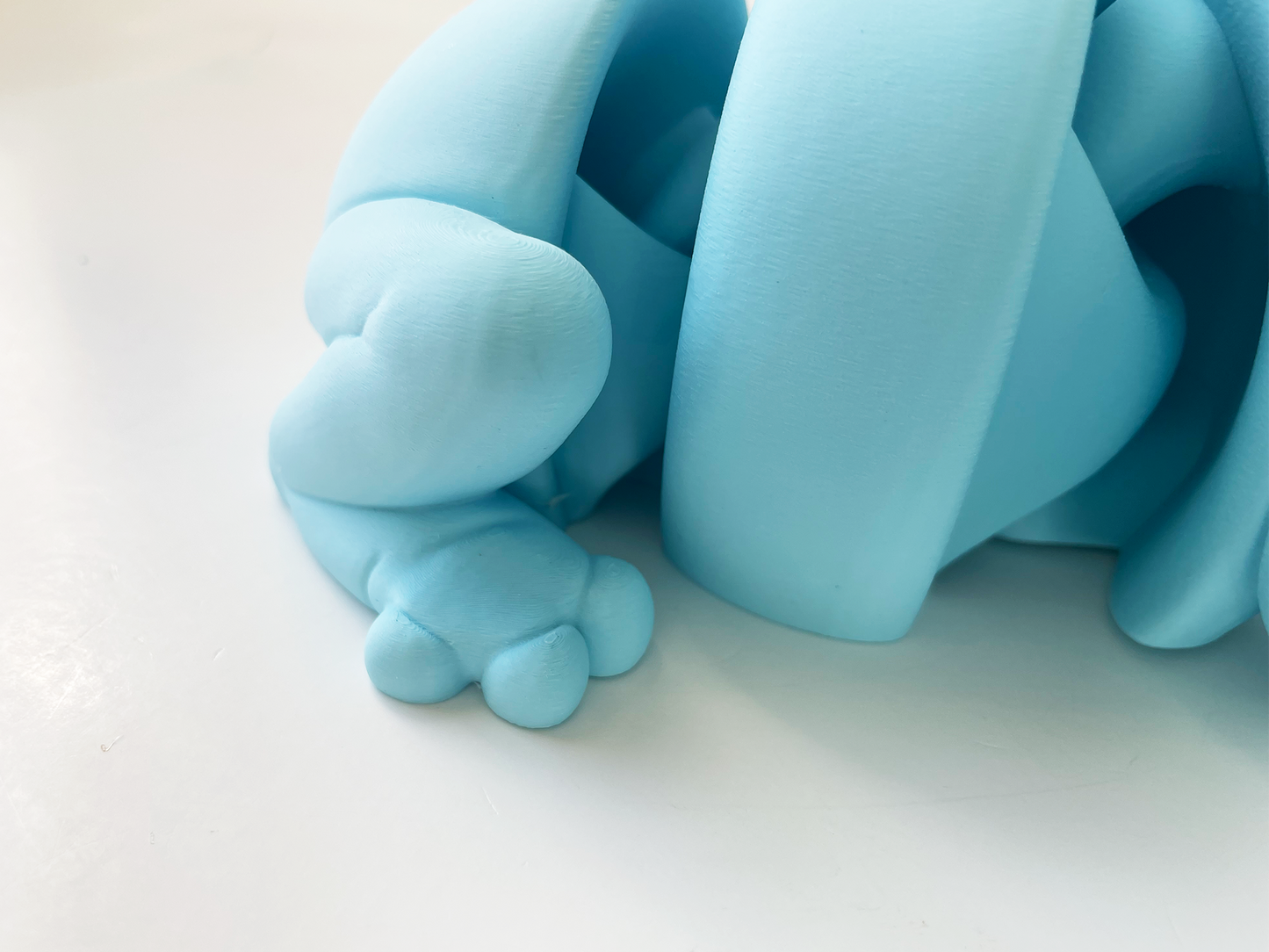 ZOU's BIG Blue Frog Fidget Toy - Large High-Quality 3D Printed Articulated Froggy for Indoor & Outdoor & Stress Relief Play