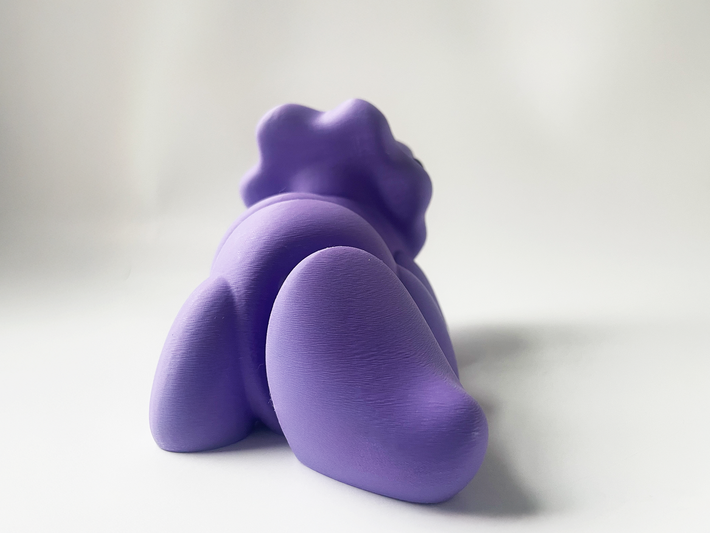 ZOU's BIG Purple Triceratops Dino Fidget Toy - High-Quality 3D Printed Articulated Dinosaur for Indoor & Outdoor Stress Relief Play