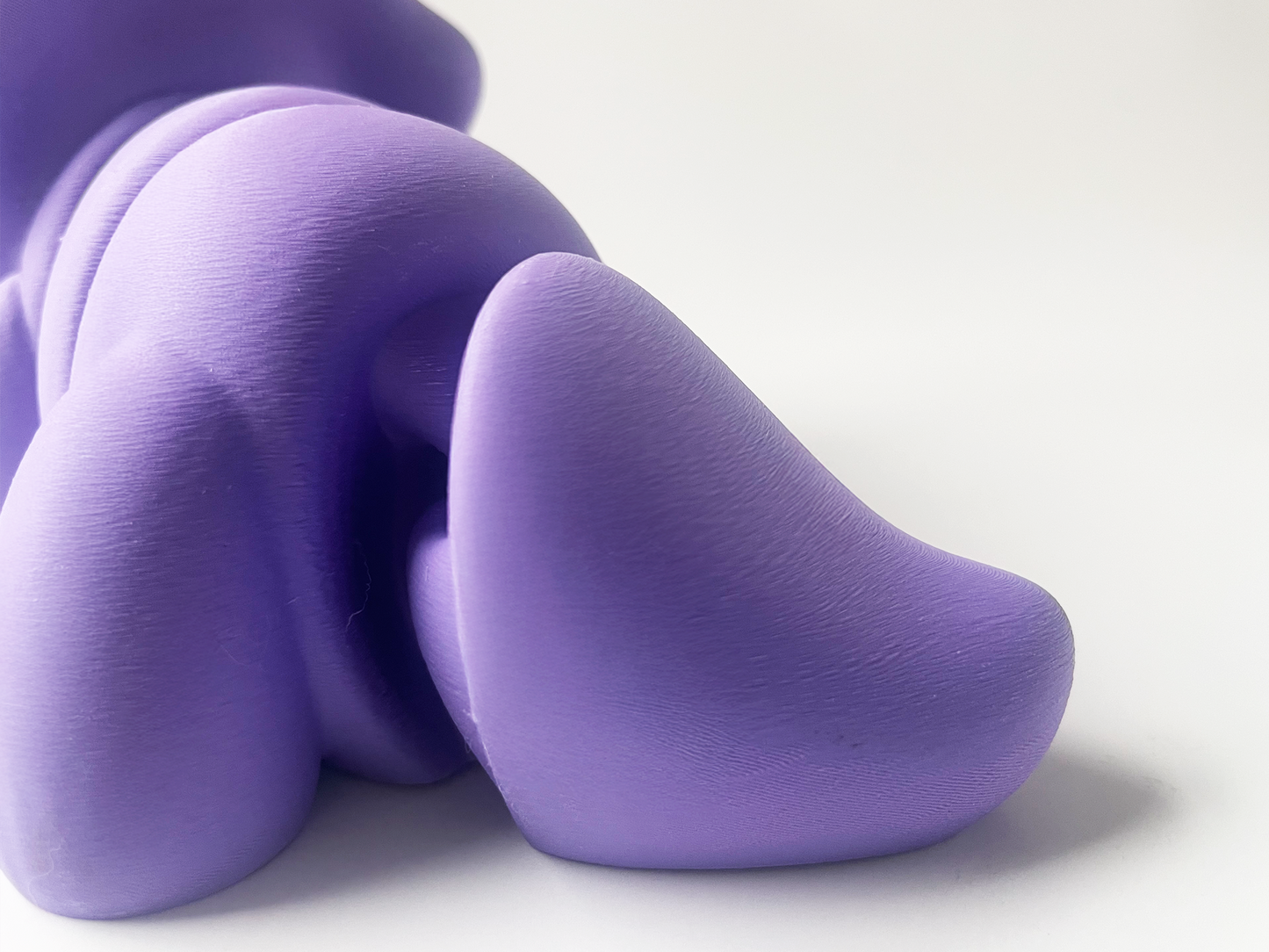 ZOU's BIG Purple Triceratops Dino Fidget Toy - High-Quality 3D Printed Articulated Dinosaur for Indoor & Outdoor Stress Relief Play