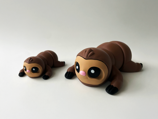 3D Printed Sloth Toy: Posable Amazon Jungle Play