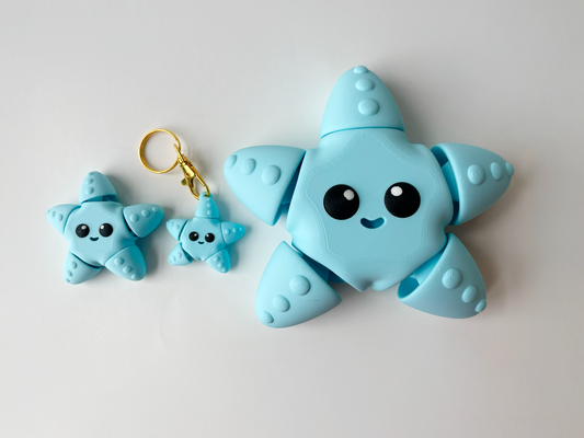 Blue Starfish Toy for Marine Tactile Learning Play!
