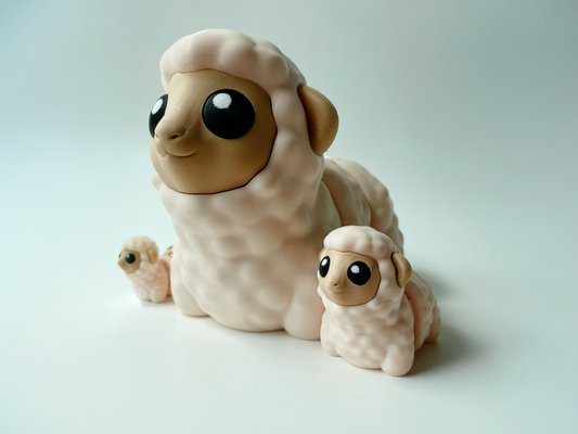 Classic Beige Baby Sheep Toy