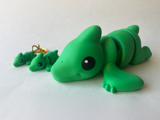 Dino Green Pterodactyl Dinosaur Flexi Toy Figurine for STEM Learning Play!