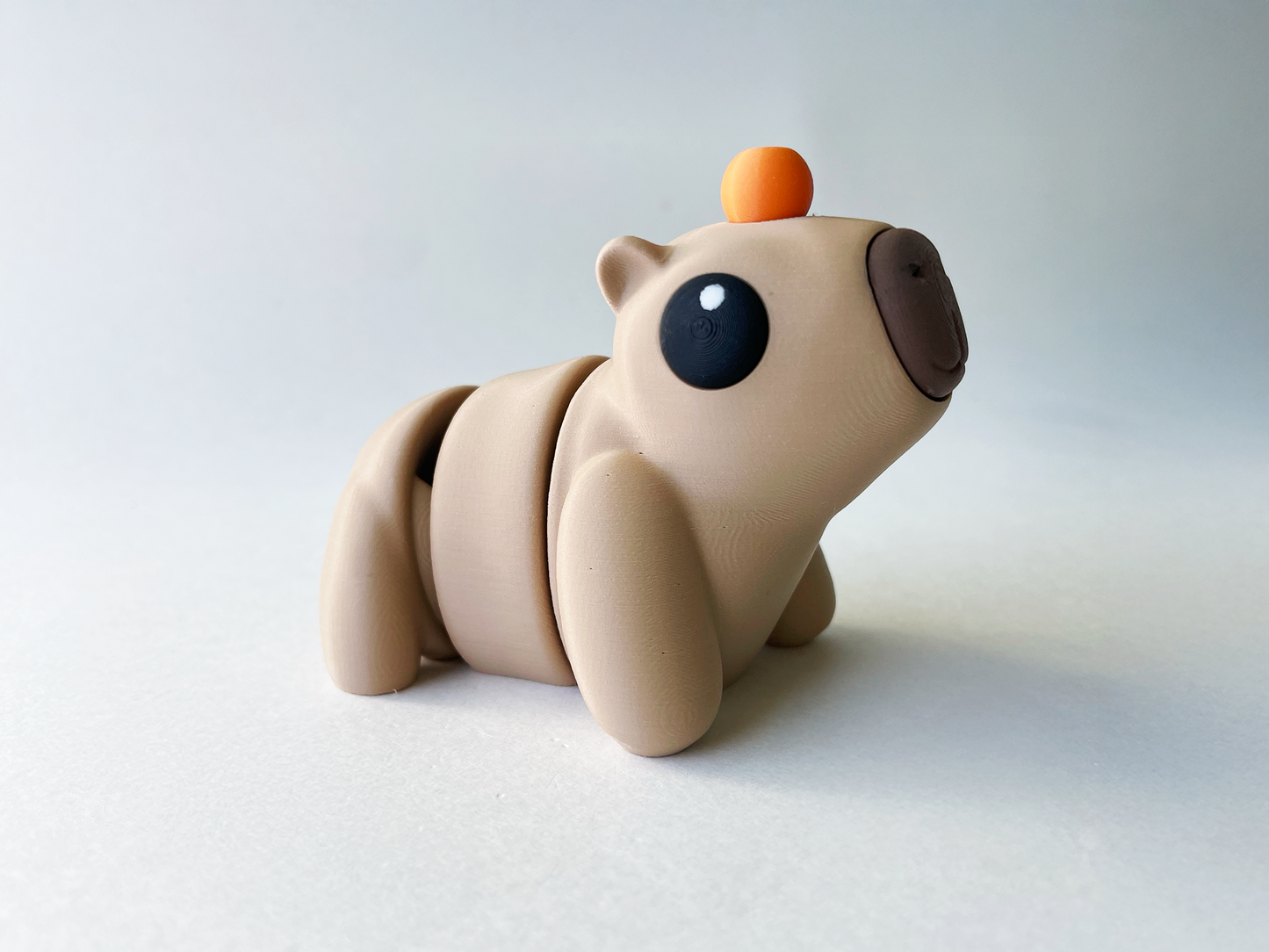 Latte Brown Capybara Fidget Toy for Pretend Play and STEM Learning for Kids