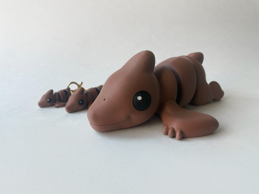 Brown Pterodactyl Dinosaur Flexi Toy Figurine for STEM Learning Play!