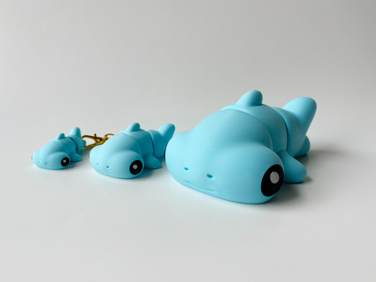 Blue Hammer Head Shark Figurine for Marine Tactile Learning Play!