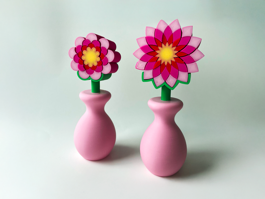 Fidget Flowers with Vase