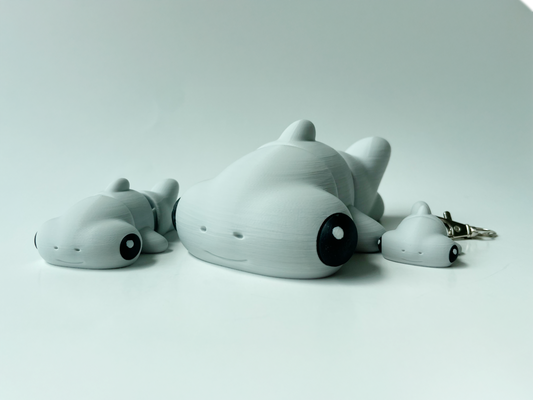 Classic Grey Hammer Head Shark Figurine for Marine Tactile Learning Play!