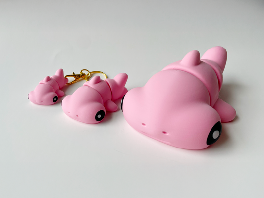 Pink Hammer Head Shark Figurine for Marine Tactile Learning Play!