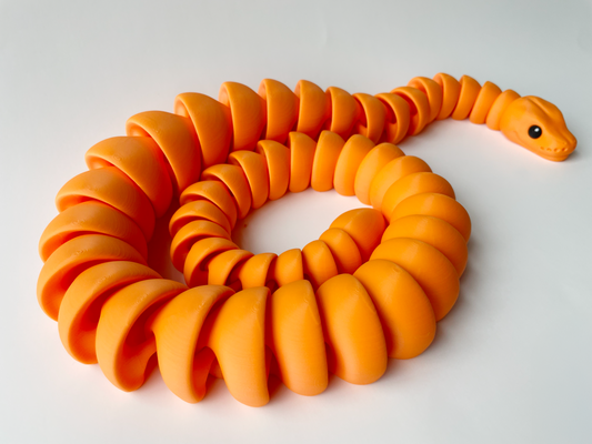 Orange Snake Toy