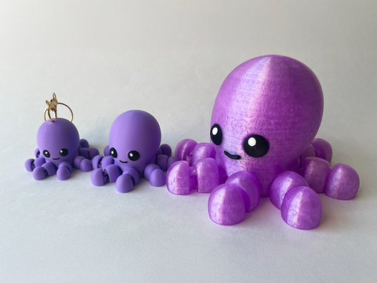 Purple Octopus Flexi Toy Marine Animal for Tactile Learning Play!