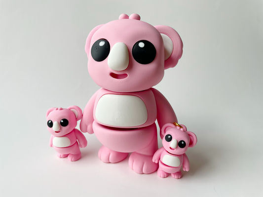 Pink Koala Flexi Toy Figurine for Tactile Learning Play!