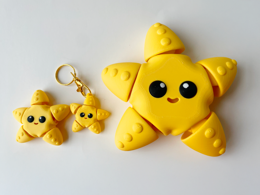 Yellow Starfish Toy for Marine Tactile Learning Play!