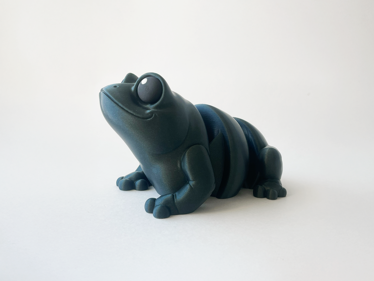 ZOU's BIG Galaxy Frog Fidget Toy - Large High-Quality 3D Printed Articulated Froggy for Indoor & Outdoor & Stress Relief Play