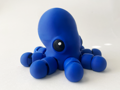 Ben's BIG Blue Octopus Premium Toy for Fun Marine Animal Pretend Play and Tactile STEM Learning