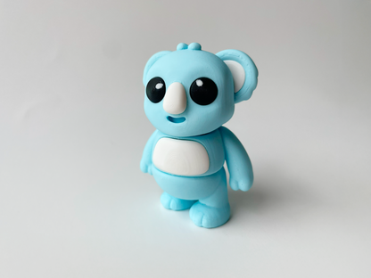 Blue Koala Flexi Toy Figurine for Tactile Learning Play!