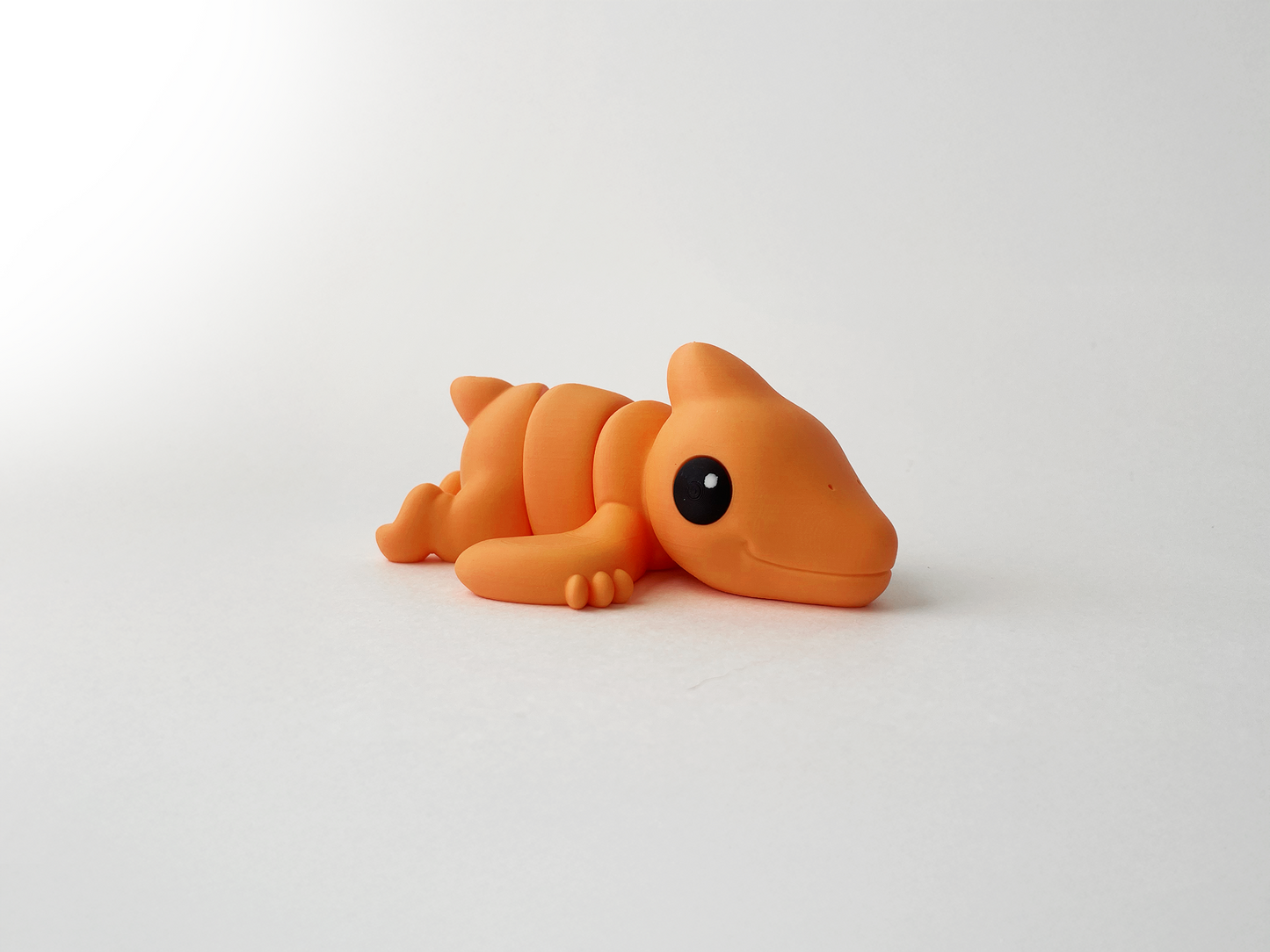 Zou's Large Orange Pterodactyl Fidget Toy- - High-Quality 3D Printed Articulated Pterodactyl for Tabletop Tactile Play