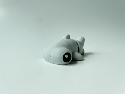 Classic Grey Hammer Head Shark Figurine for Marine Tactile Learning Play!