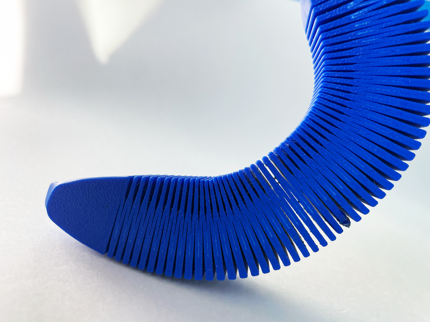 Blue Flexi Banana Fidget Toy for Pretend Tactile STEM Play