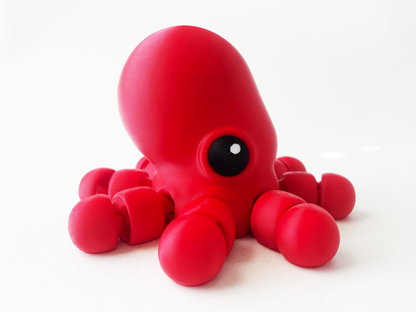 Ben's BIG Red Octopus Premium Toy for Fun Marine Animal Pretend Play and Tactile STEM Learning