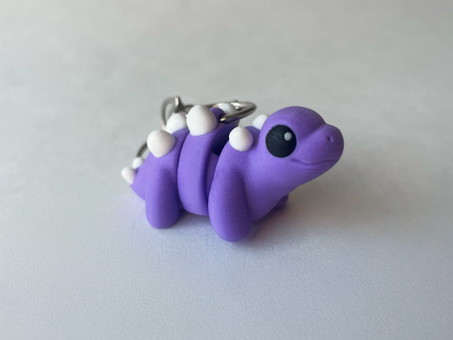 Purple Stegosaurus Dinosaur Flexi Toy Figurine for STEM Learning Play!