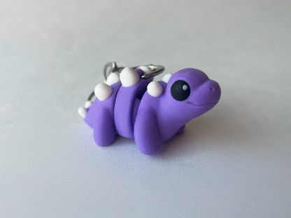 Purple Stegosaurus Dinosaur Flexi Toy Figurine for STEM Learning Play!