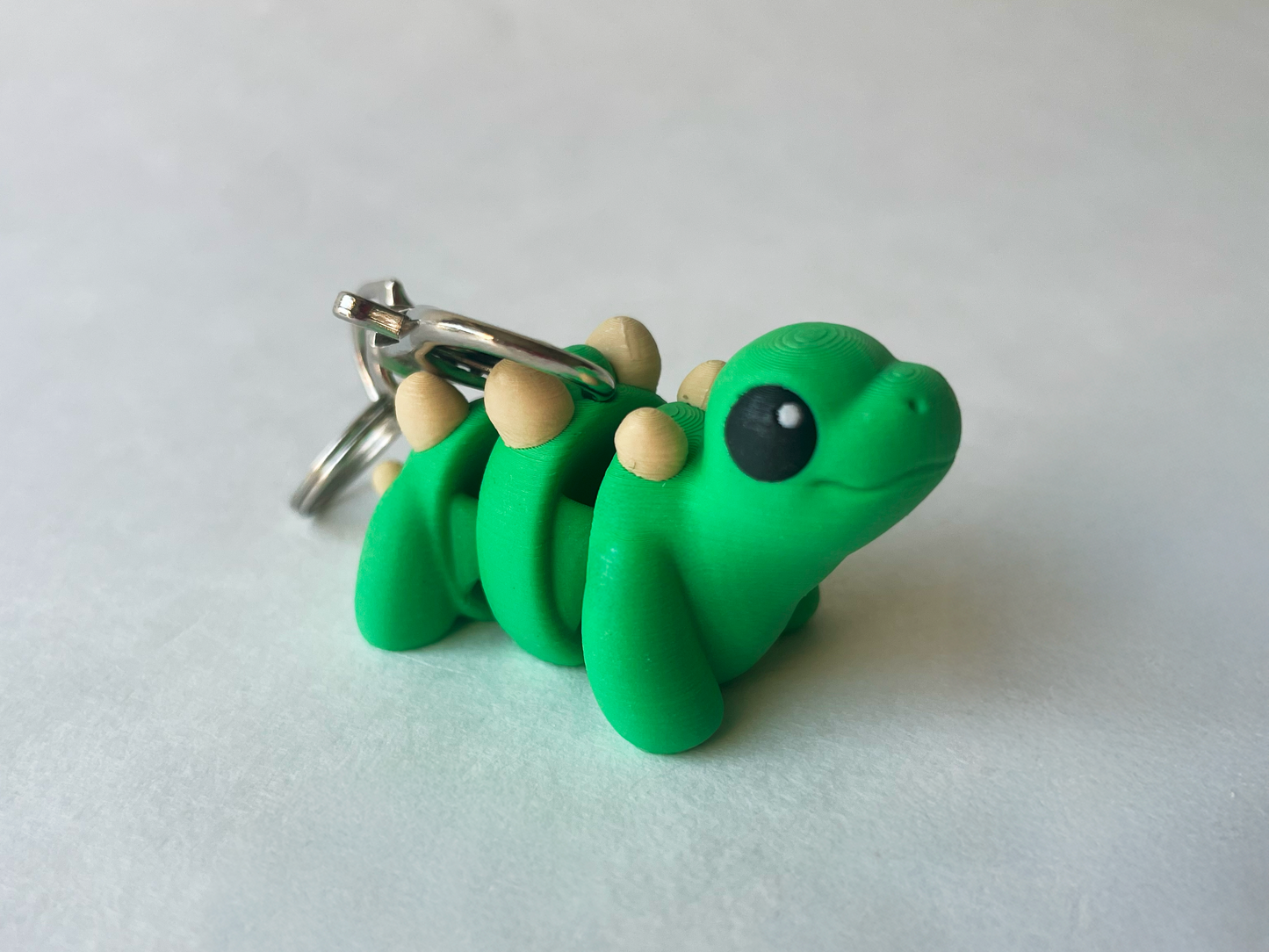 Dino Green Stegosaurus Dinosaur Flexi Toy Figurine for STEM Learning Play!