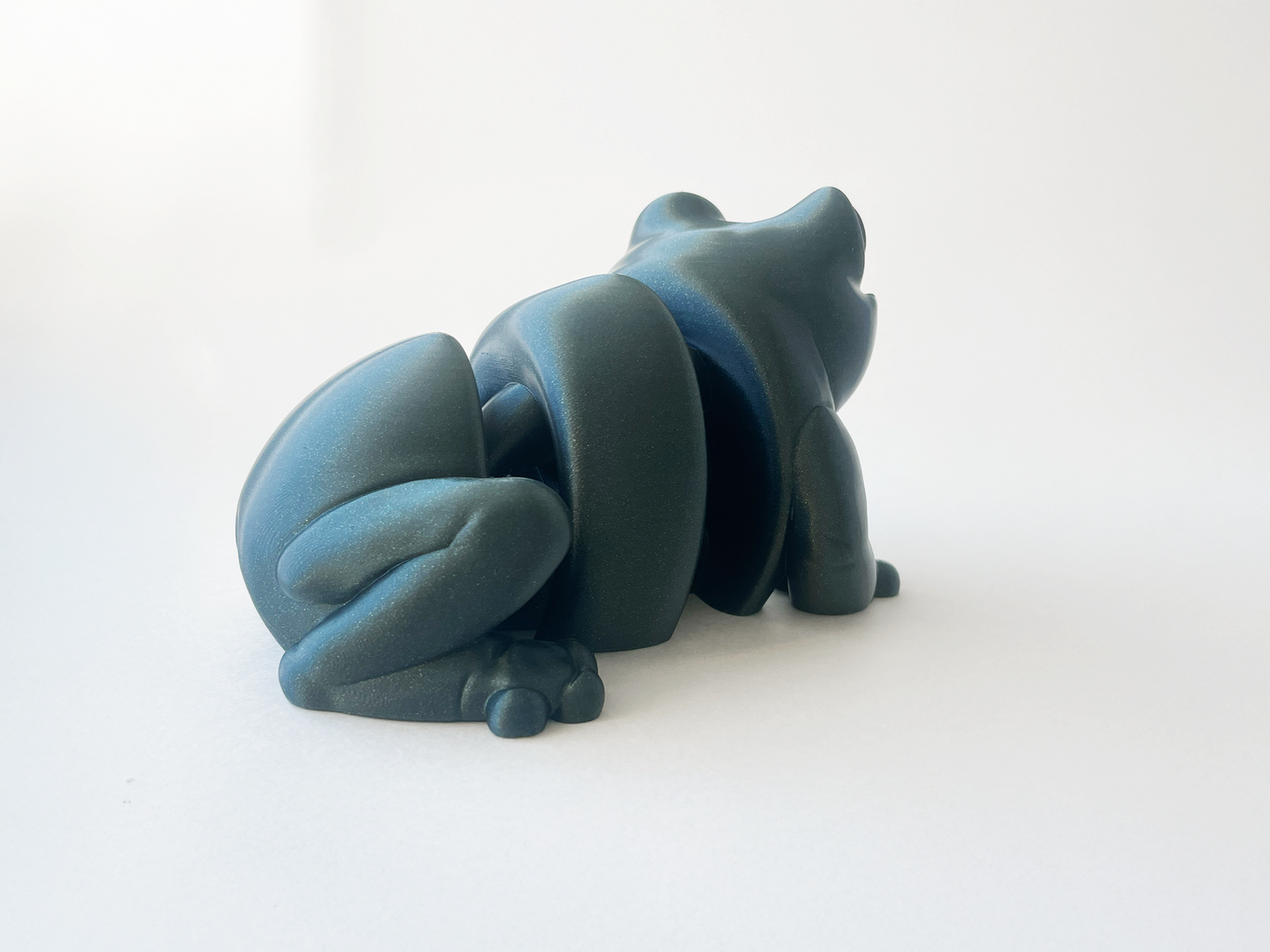 ZOU's BIG Galaxy Frog Fidget Toy - Large High-Quality 3D Printed Articulated Froggy for Indoor & Outdoor & Stress Relief Play