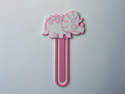 Pink Dino Bookmarks! (Set of 6)