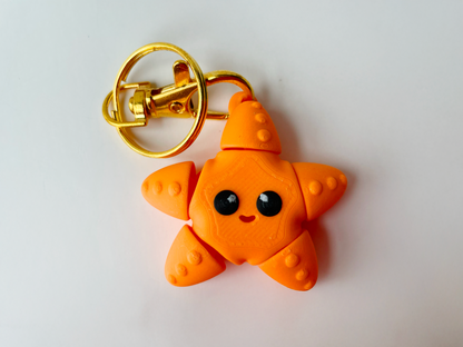 Orange Starfish Toy for Marine Tactile Learning Play!
