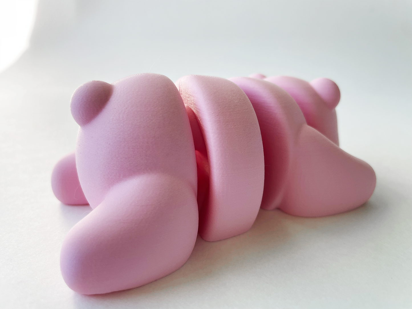 Baby Pink Bear Premium Toy for Pretend Tactile Nature Loving STEM Learning and Play