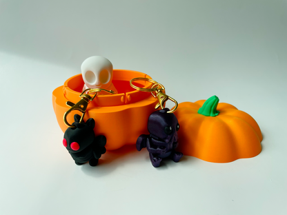 Halloween Pumpkin Filled with Little TikiTaka Flexi Toys for Fun Decor & Play