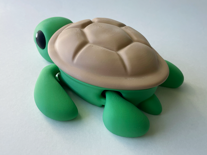 Larry the Large Green Sea Turtle Premium Toy for Fun Marine Animal Pretend Play and Tactile STEM Learning