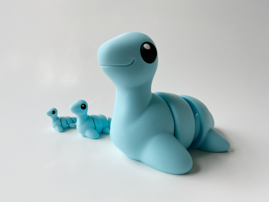 Baby Blue Nessy the Loch Ness Monster Toy