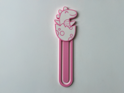 Pink Dino Bookmarks! (Set of 6)