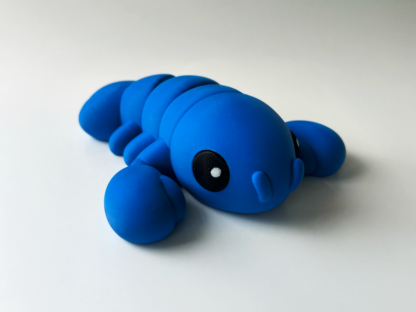 Blue Lobster 3D Printed Toy: Marine Animal STEM Learning