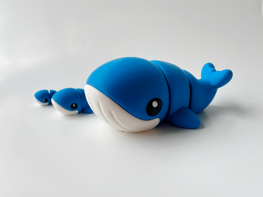 Marine Blue Whale Toy for Marine Tactile Learning Play!
