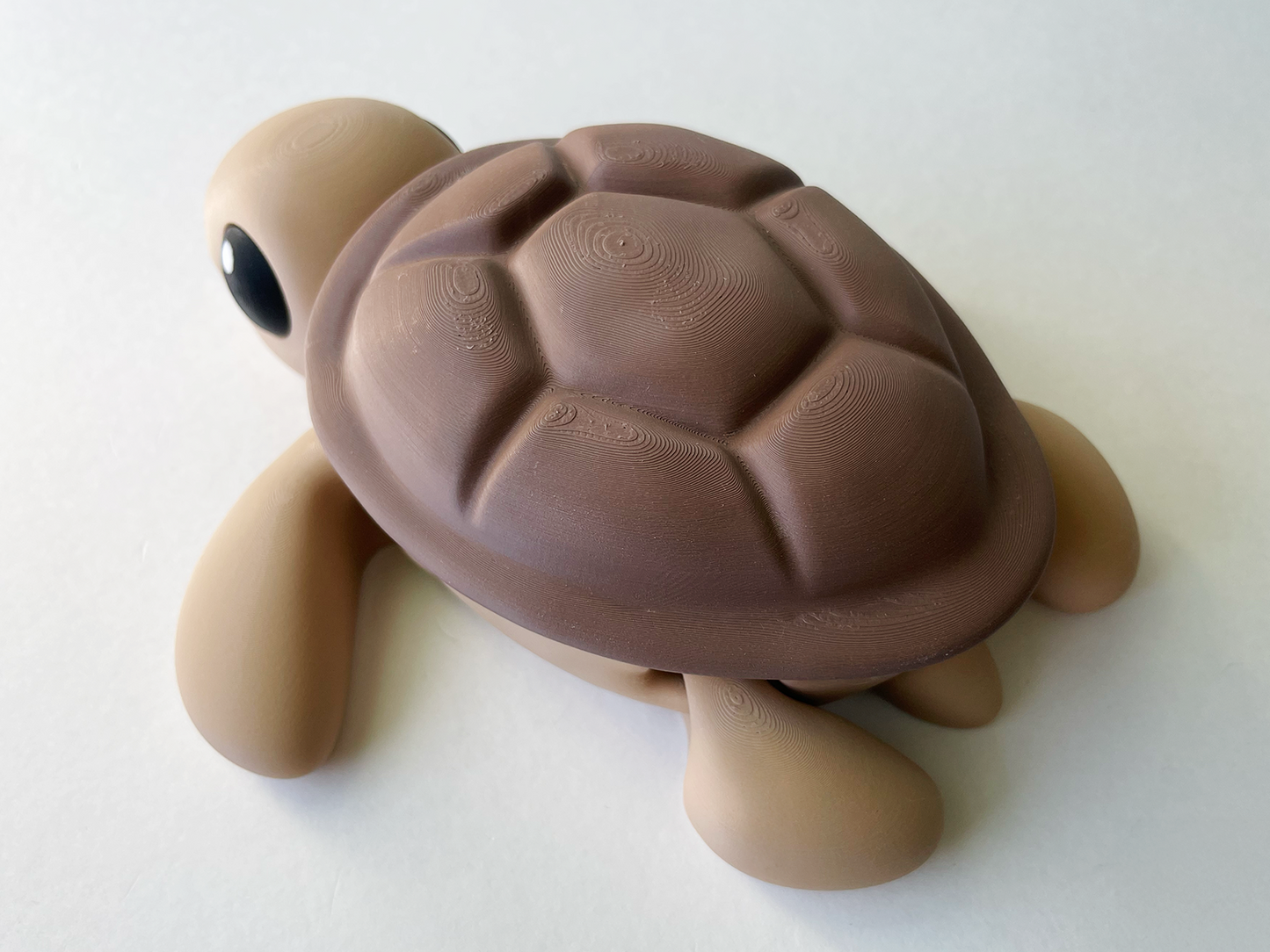 Larry the Large Brown Sea Turtle Premium Toy for Fun Marine Animal Pretend Play and Tactile STEM Learning