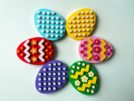 Mom’s Tactile Egg Fidgets for Pretend Loving Play