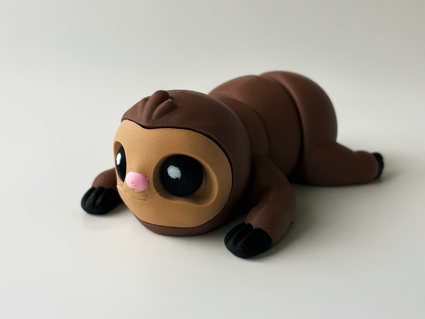 3D Printed Sloth Toy: Posable Amazon Jungle Play