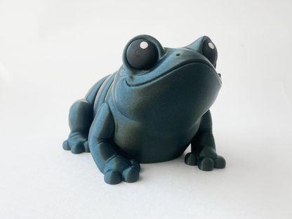 ZOU's BIG Galaxy Frog Fidget Toy - Large High-Quality 3D Printed Articulated Froggy for Indoor & Outdoor & Stress Relief Play