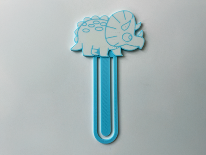 Blue Dino Bookmarks! (Set of 6)