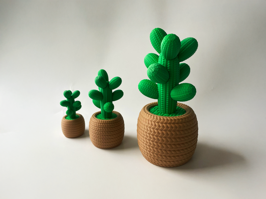 Cute Love Cactus Desktop Decor For Lovers and Friends